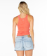 The Roxy Women's Boardwalk Tank Top in Hot Coral
