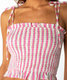 Roxy Women's Avalon Tube Top Dew Alta Stripe detail view