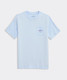 Vineyard Vines Boys' Flag Shark Pocket Tee navy front view