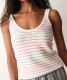 Marine Layer Siena Sweater Tank colorway 4 side view
