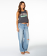 Roxy Women's Windy Palm Tank Top in original RZ40694AB5WY KTA colorway, front view