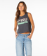 Roxy Women's Windy Palm Tank Top in original RZ40694AB5WY KTA colorway, alternate angle