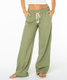 Roxy Oceanside Wide Leg Pants Parchment detail