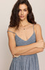 Z Supply Romy Striped Linen Maxi Dress detail view