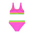 Beach Lingo Girls' Rays For Days Bikini Top in Cyber Pink