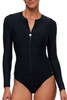 Next Swimwear Women's Long Sleeve Malibu One-Piece Suit