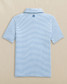 Southern Tide Boys' Driver Micro Stripe Performance Polo - Ocean Channel