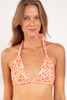 Rio De Sol Women's Ditsy Mel Halter Bikini Top