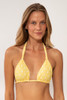 Rio de Sol Women's Kiko Mel Halter Bikini Top
