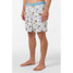 The O'Neill Men's Hermosa Elastic Waist Lined 17 inch Swim Trunks in Cream