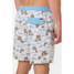 The O'Neill Men's Hermosa Elastic Waist Lined 17 inch Swim Trunks in Cream