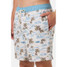 The O'Neill Men's Hermosa Elastic Waist Lined 17 inch Swim Trunks in Cream