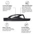 The Archies Footwear Arch Support Flip Flops in Black
