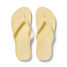 The Archies Footwear Arch Support Flip Flops in Lemon