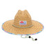 Chubbies Men's Straw Lifeguard Hat Flock Party front view