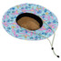 Chubbies Men's Straw Lifeguard Hat Flock Party bottom view