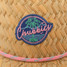 Chubbies Men's Straw Lifeguard Hat Pink Apex Swimmers detail