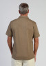 True Grit Signature Slub Western Polo Tobacco back