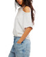 Free People Peggy Tee Clean Ivory side view