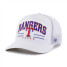 47 Brand Texas Rangers Brrr Roscoe Mesh Snapback Hat White front view
