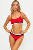 Beach Riot Women's Crimson Saffron Bikini Bottom