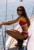 Beach Riot Women's Crimson Saffron Bikini Bottom