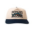 Poncho Outdoors Anglers Snapback Hat white navy detail