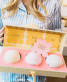 Musee Gingham Three Bath Balm Set Yellow White Gingham Full
