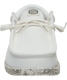 HeyDude Wally Funk Mesh Field Shoes Silver Birch Tea Leaf detail
