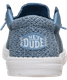 HeyDude Wally Heathered Knit Dark Slate Multi back view