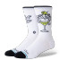 Stance High Quality Low Class Crew Socks White Back front view