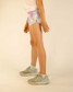 ChicknLegs Shorts Youth Girls 1.5In Animal Crackers left side view