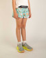 ChicknLegs Girls' Silly Goose Running Shorts right side view