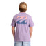 Billabong Crayon Wave Premium Tee PURP ASH back
