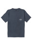 Vissla Corners Organic Pocket Tee Midnight Front front view