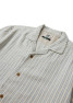 Vissla Hammer Land Short Sleeve Shirt Bone Back detail shot