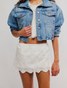 Free People Women's Eyes On You Skort High Risk Red side view