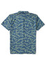 Vissla Tropic Hybrid Short Sleeve Shirt Blue Haze back view