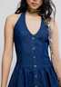 Free People Clean Break Denim Mini Dress Screenshot detail view