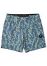 Vissla Tropicana Volley Shorts Blue Haze Detail front view