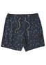Vissla In Bloom Volley Shorts Phantom Back front view
