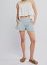 Free People Luna Railroad Shorts front view