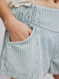 Free People Women's Luna Railroad Shorts