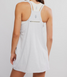 FP Movement Heather Hot Shot Mini Dress White Heather Mini back view