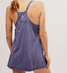 FP Movement Hot Shot Mini Dress Blue Indigo back view