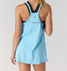 FP Movement Hot Shot Mini Dress Bright Blue back view