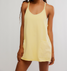 FP Movement Hot Shot Mini Dress Sunlit Yellow front view