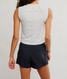 FP Movement Love My Twist Muscle Top White Heather back view