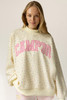 Happy Camp3r Women's Print Mockneck Sweatshirt