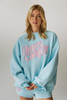 Happy Camp3r Women's Applique Mockneck Sweatshirt detail view